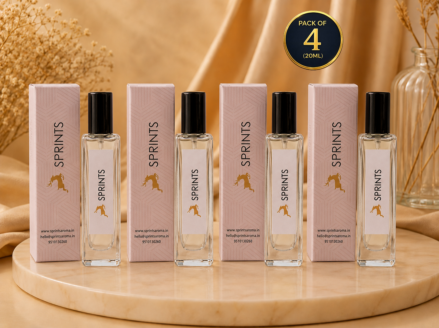 Sprints Aroma Discovery Collection – Pack of 4 (20ml)