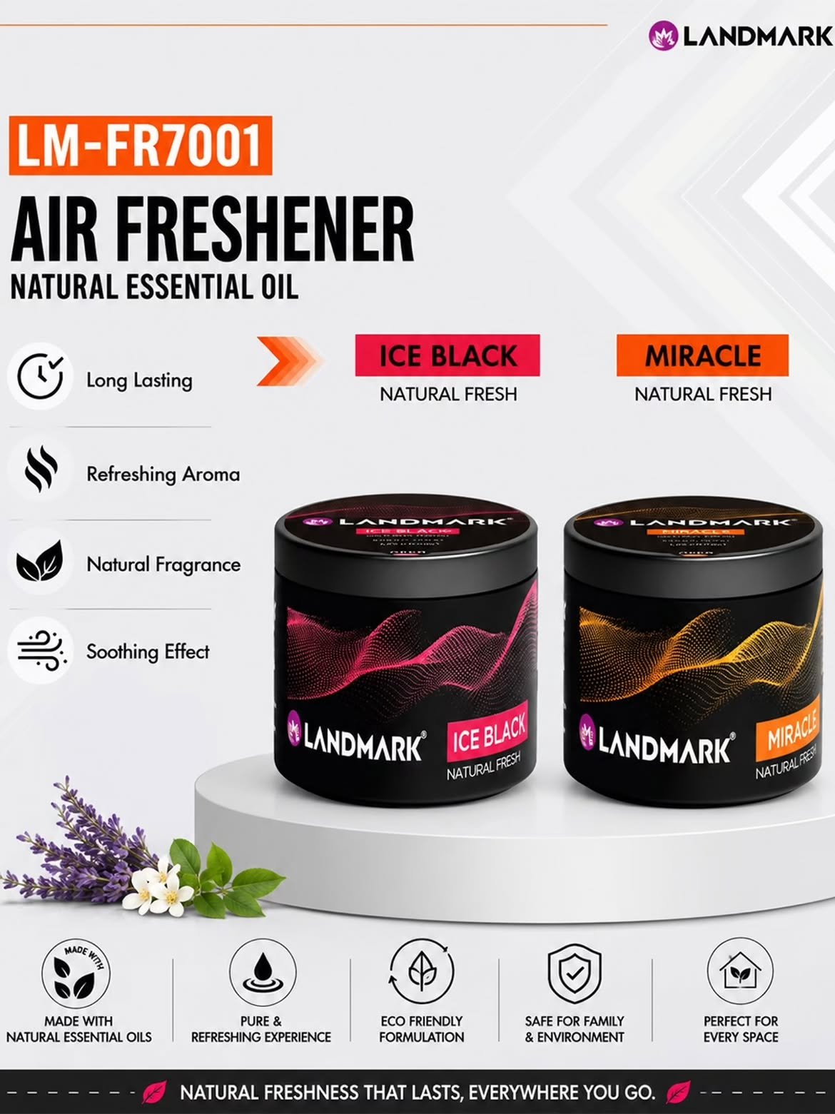 Car Air Freshner – Natural Essential Oil